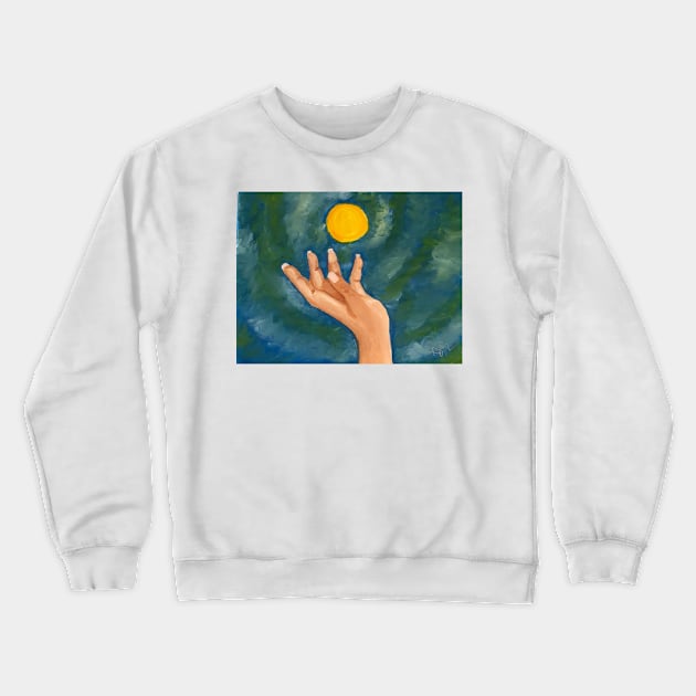 The Sun-Tarot Reimagined Crewneck Sweatshirt by Snobunyluv